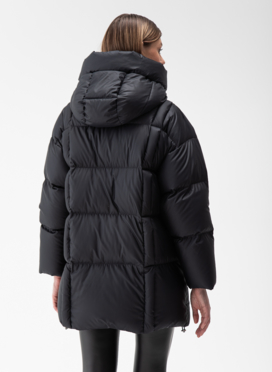Женский пуховик с капюшоном 