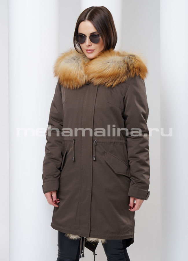 фото Парка на меху Malina siberian wear модель № П-100