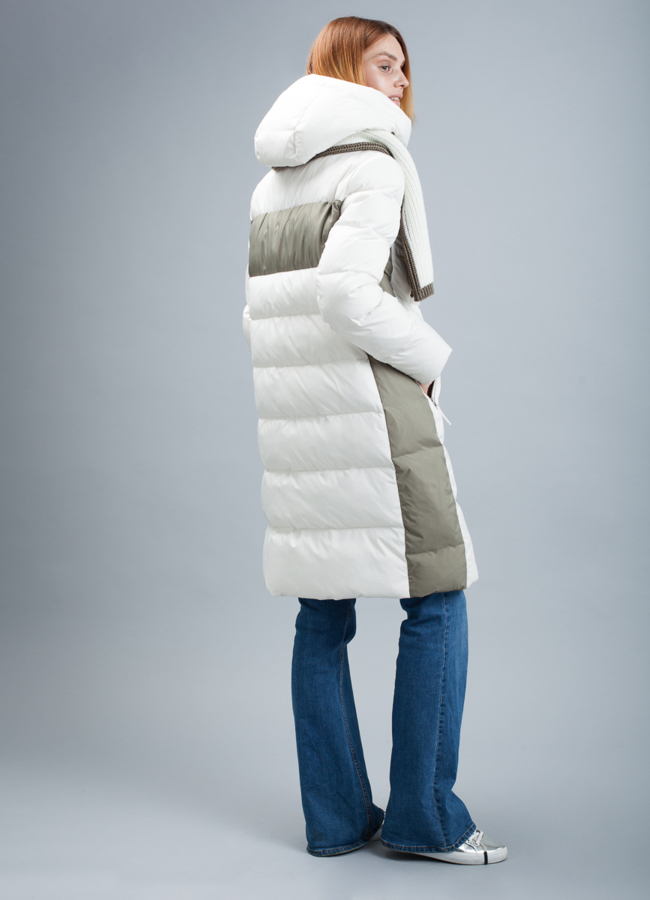 Пуховик женский на биопухе модель № П-330 в рассрочку