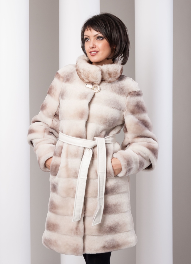 Шуба из мутона  модель № S-66 в рассрочку