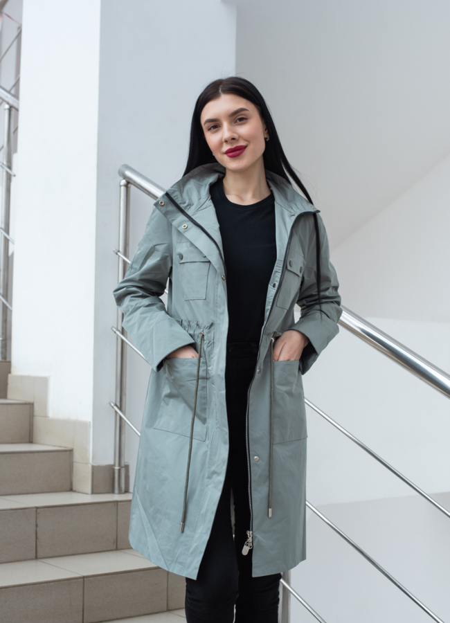 Плащ женский  модель № 22872 универмаг малина