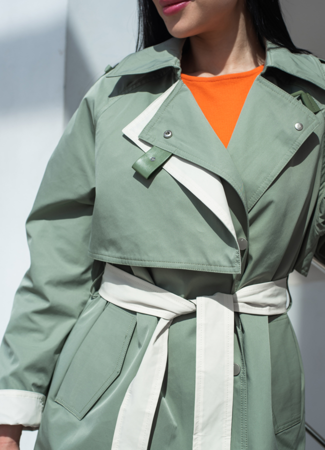 Тренч женский с поясом  модель № 22892 в рассрочку