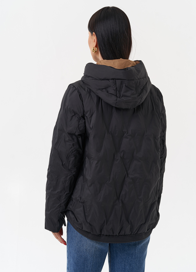 Женская утепленная куртка с капюшоном модель № 29941 в рассрочку