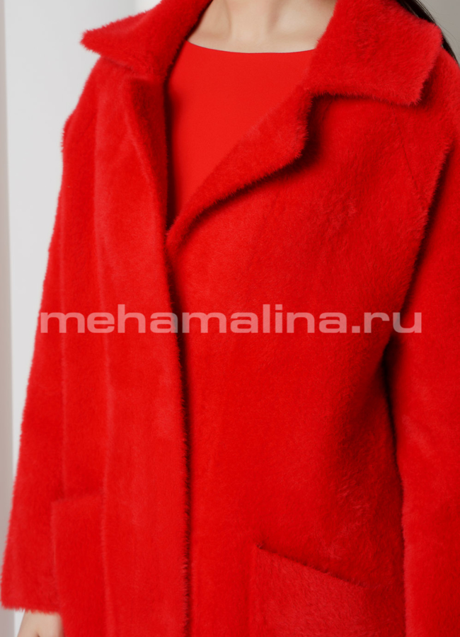 Пальто с английским воротником на кнопках  модель № 231 в рассрочку