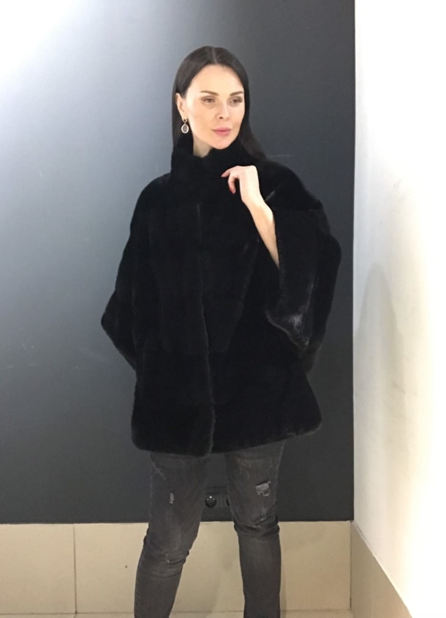 Меховая куртка Ego модель № S-750 универмаг малина