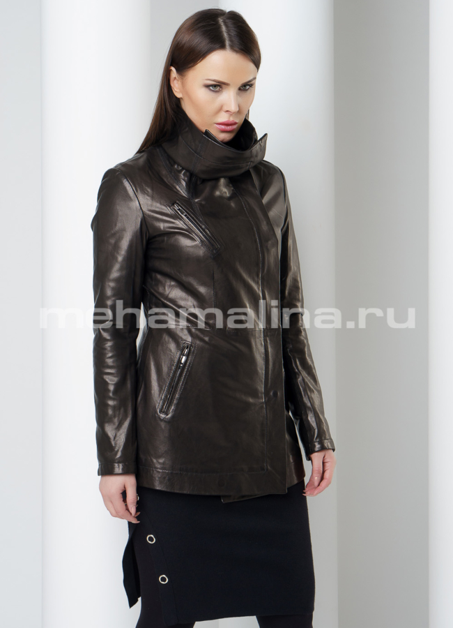 Удлиненная куртка модель № K-414 универмаг малина