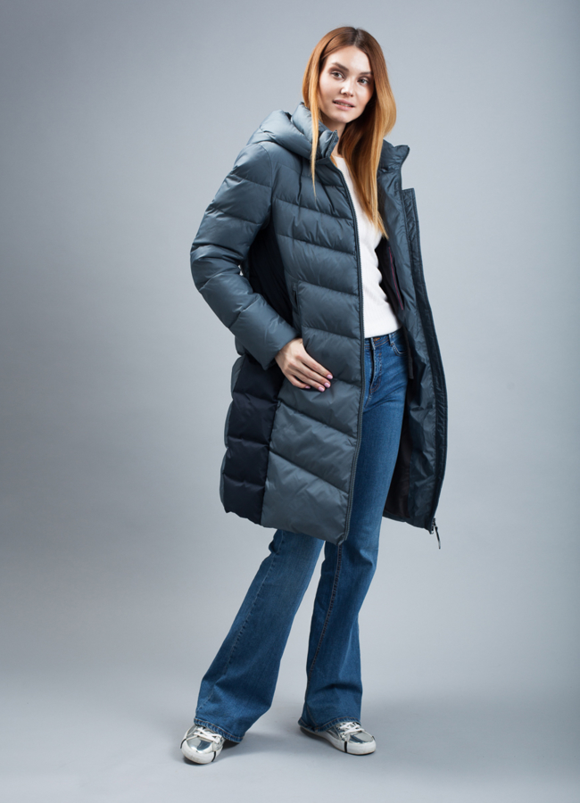 Пуховик женский модель № П-329 универмаг малина