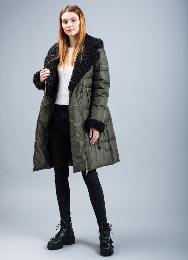 Пуховик женский модель № П-348 универмаг малина