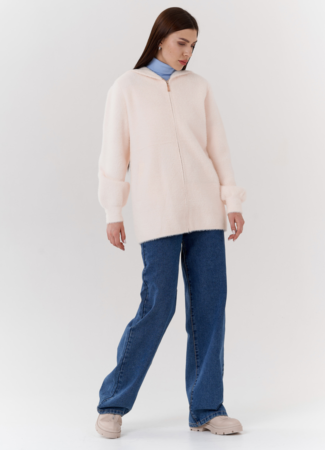 Женский кардиган с капюшоном  модель № 22512 в кредит