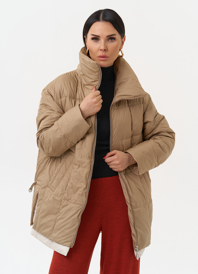 Женская куртка со съемным капюшоном модель № 29939 универмаг малина