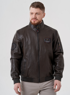 Мужская куртка из натуральной кожи 