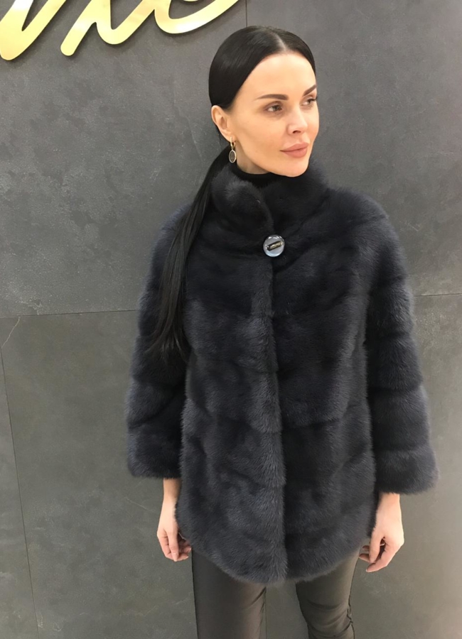 фото Шуба из норки модель № 130522