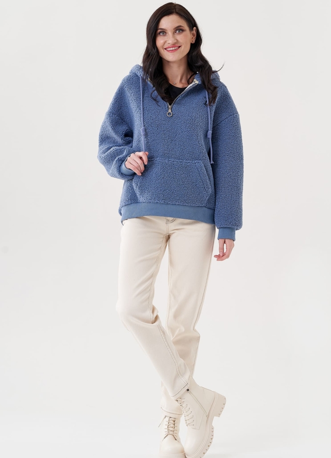 фото Худи женское из искусственного меха  модель № 24458