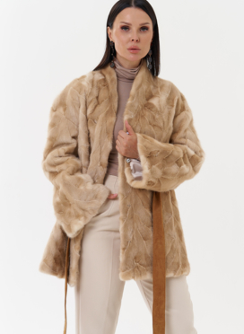 Женская шуба из скандинавской норки