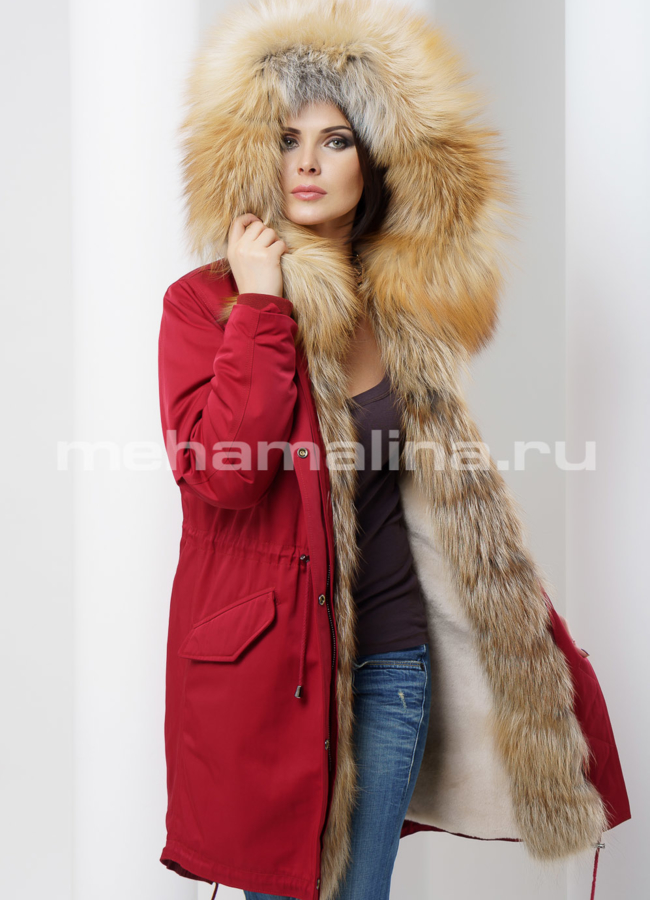 фото Меховая парка Malina siberian wear модель № П-86
