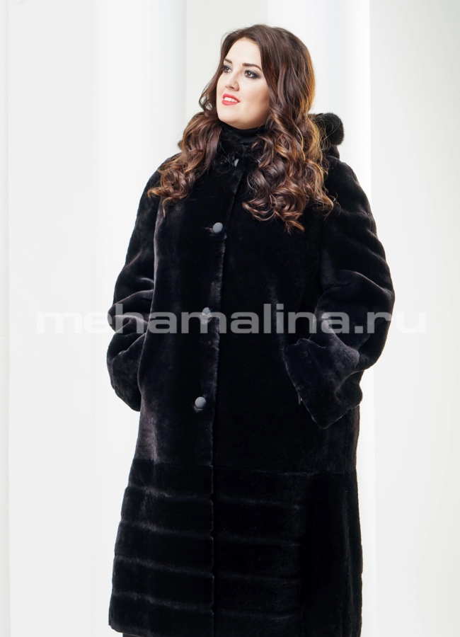Шуба из мутона модель № S-413 в кредит