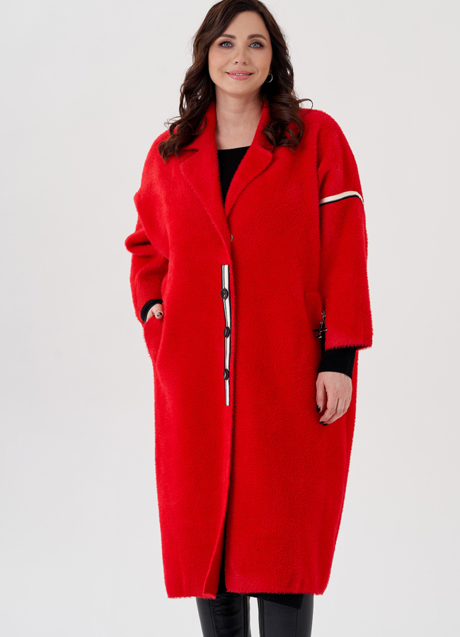 фото Длинный кардиган с английским воротником  модель № 22527