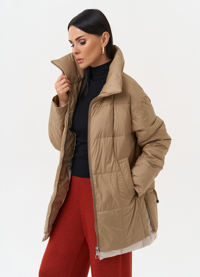 Женская куртка со съемным капюшоном модель № 29939 универмаг малина