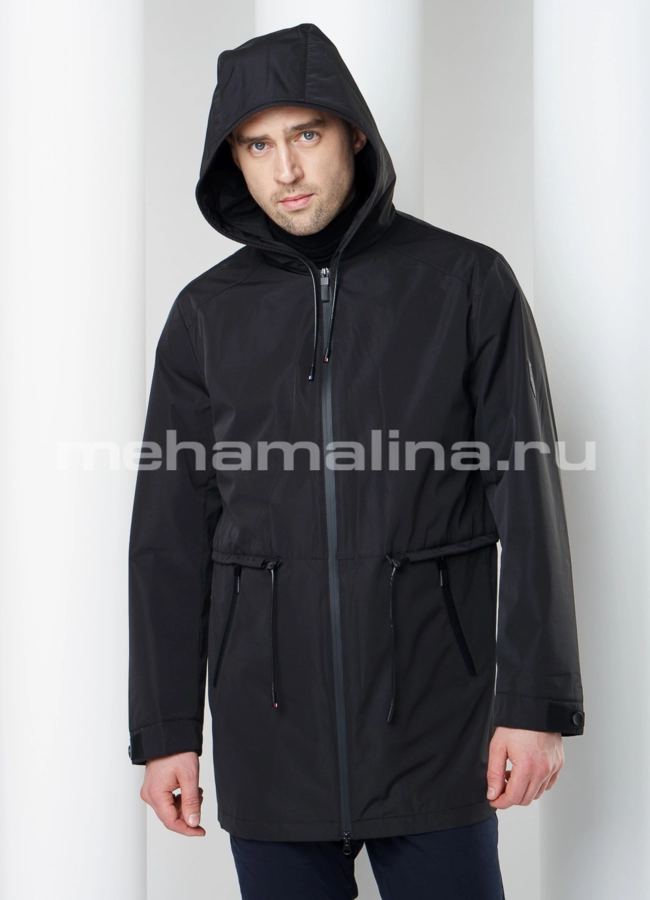 Мужская куртка с капюшоном модель № KP-204 универмаг малина