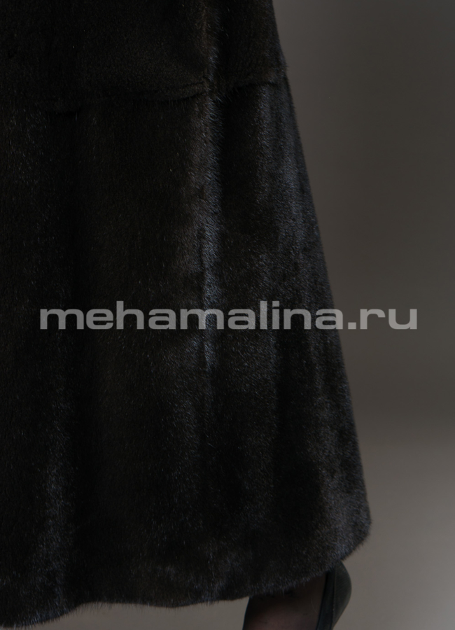 Шуба из норки модель № S-635 универмаг малина