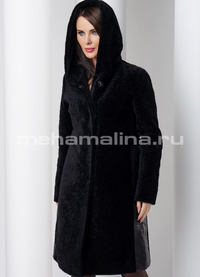 фото Меховое пальто модель № K-389