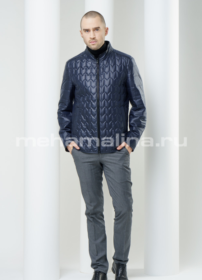 Куртка мужская на молнии модель № KP-117 в рассрочку