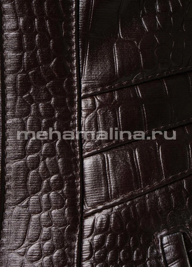 Укороченная дубленка модель № 17605 универмаг малина