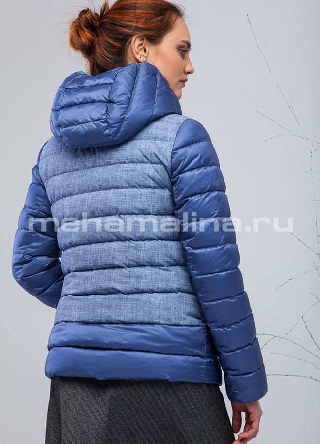 фото Укороченная куртка с капюшоном модель № П-170