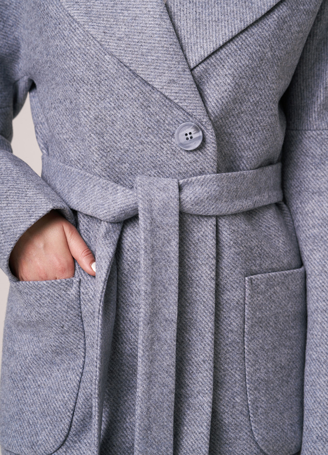 Женское демисезонное пальто модель № 5585 в кредит