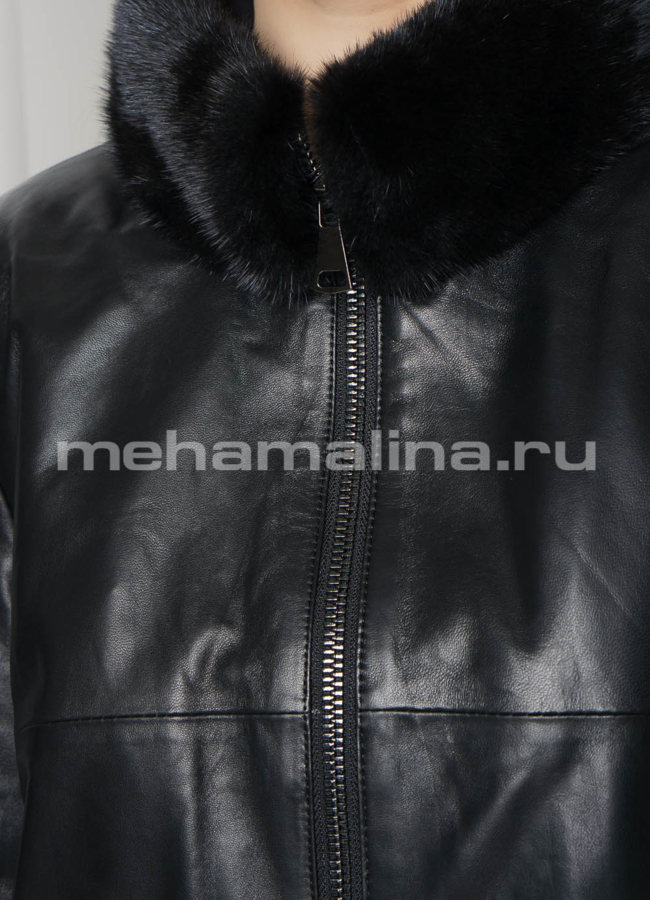 Френч из натуральной кожи модель № 20397 универмаг малина