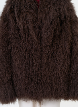 Женская шуба из меха ламы Женская шуба из меха ламы