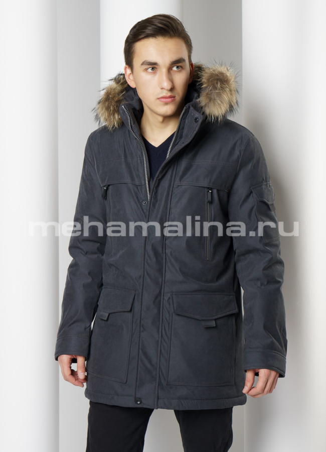 Пуховик мужской модель № ПМ-103 универмаг малина