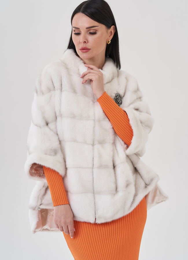 Короткая шуба из норки на молнии  модель № 81028 универмаг малина Короткая шуба из норки на молнии  модель № 81028 универмаг малина