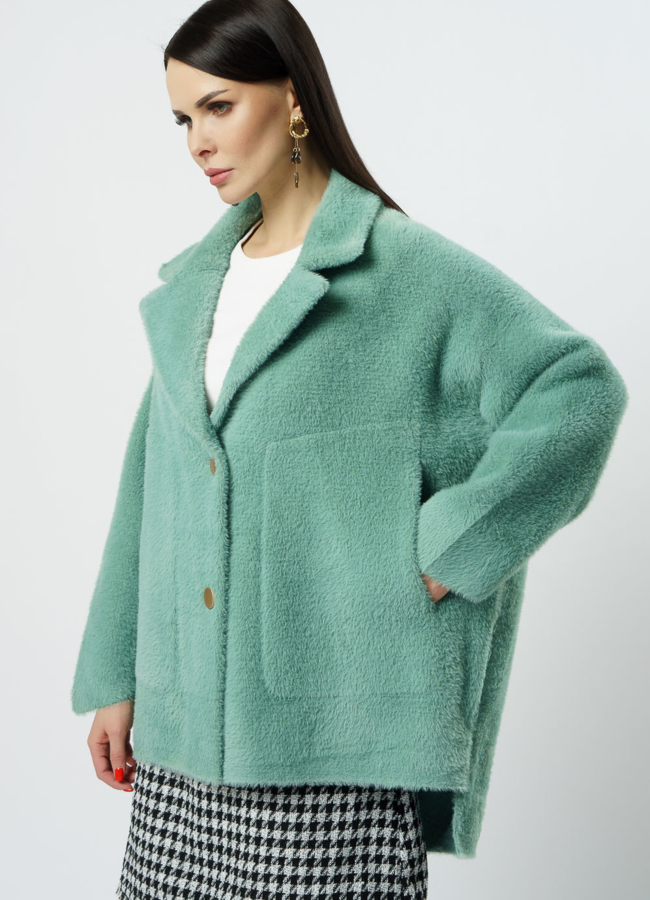 Женский кардиган в мятном цвете модель № 992 универмаг малина