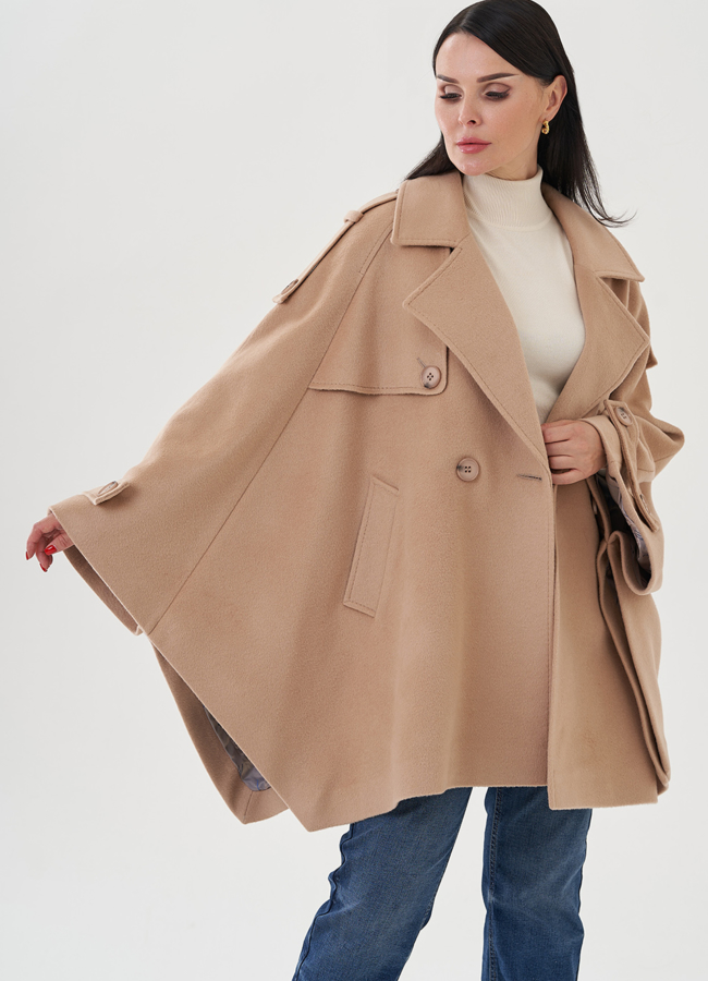 Полупальто женское с английским воротником модель № 24689 универмаг малина