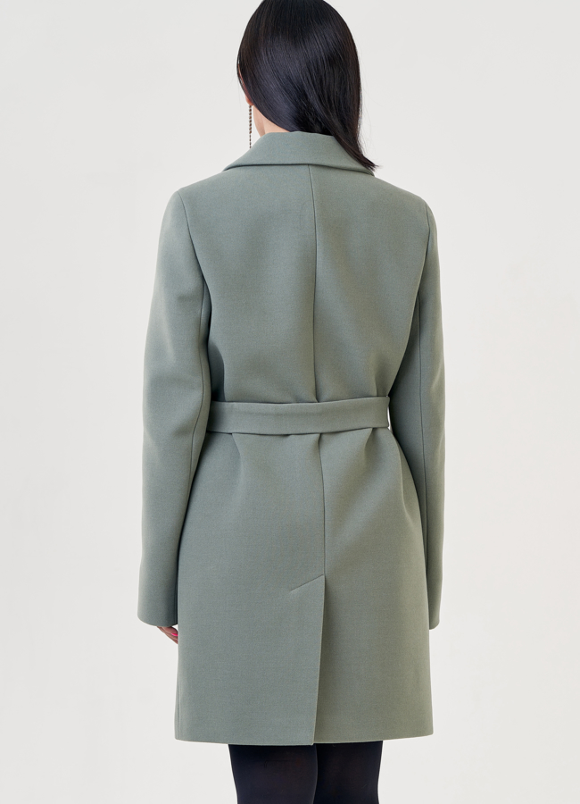 Пальто женское с английским воротником модель № 23178 универмаг малина