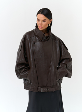 Женская куртка из натуральной кожи