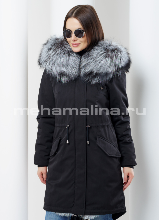 Парка на меху Malina siberian wear модель № П-88 универмаг малина