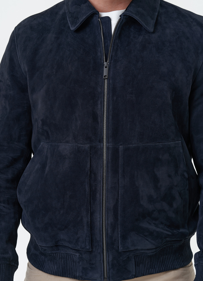 Мужская куртка бомбер из натуральной замши модель № 30065 универмаг малина Мужская куртка бомбер из натуральной замши модель № 30065 универмаг малина