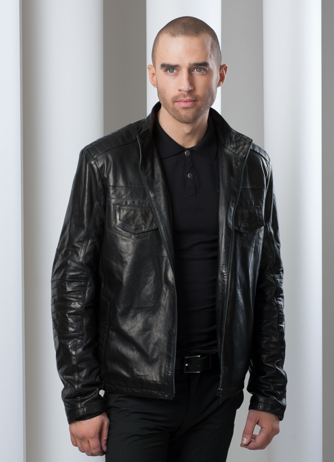 Кожаная куртка Scabbard модель № KP-26 в кредит