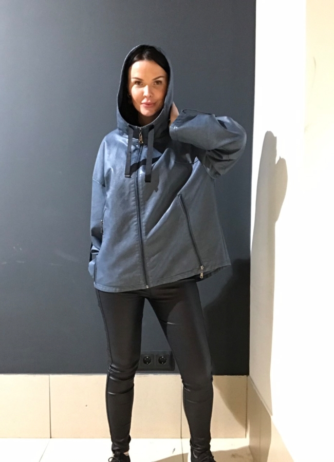 Куртка из эко кожи модель № 582-2 в рассрочку