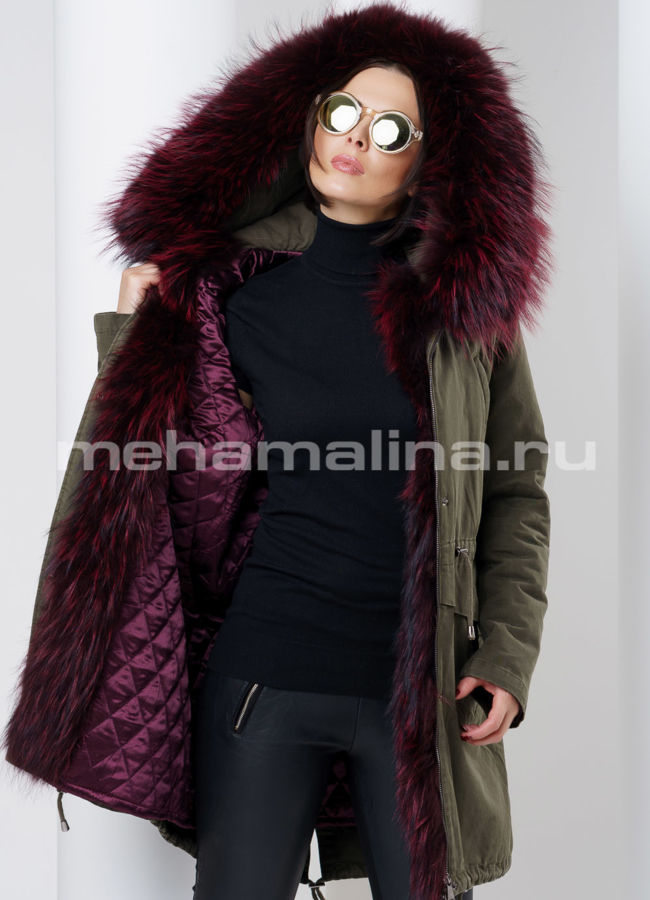 Парка женская модель № П-95 универмаг малина