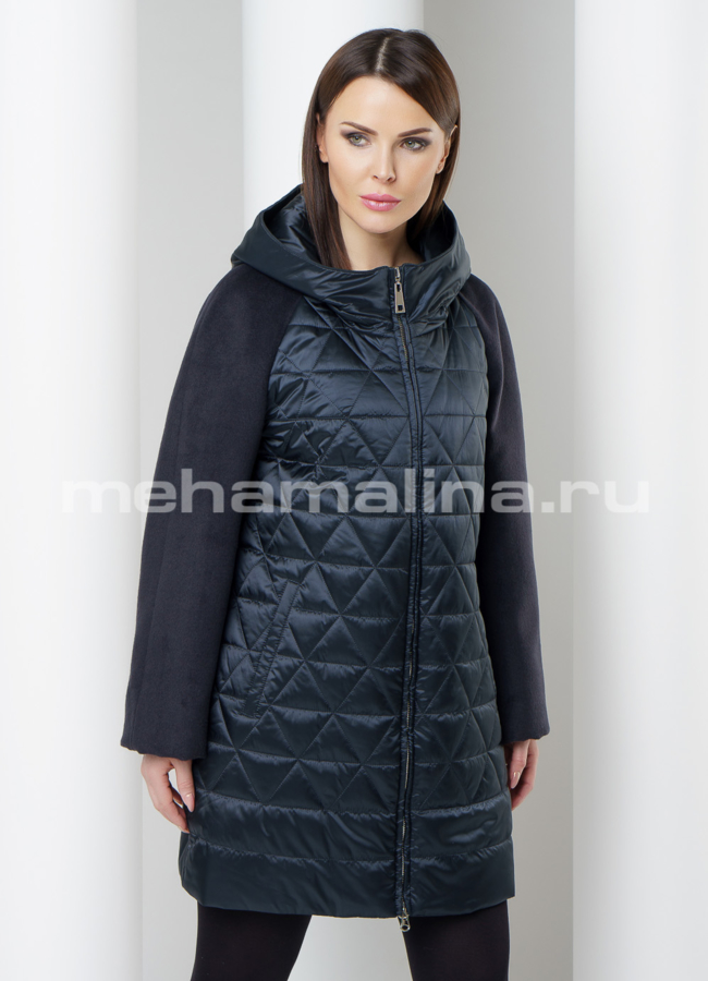 Куртка комбинированная  модель № PK-65 универмаг малина