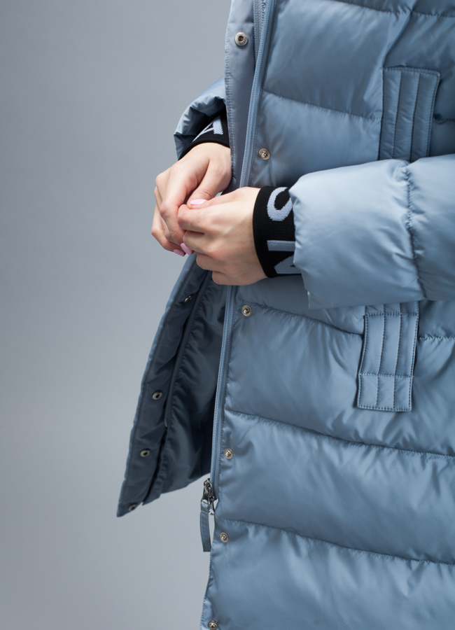 Пуховик женский на биопухе модель № П-332 в рассрочку