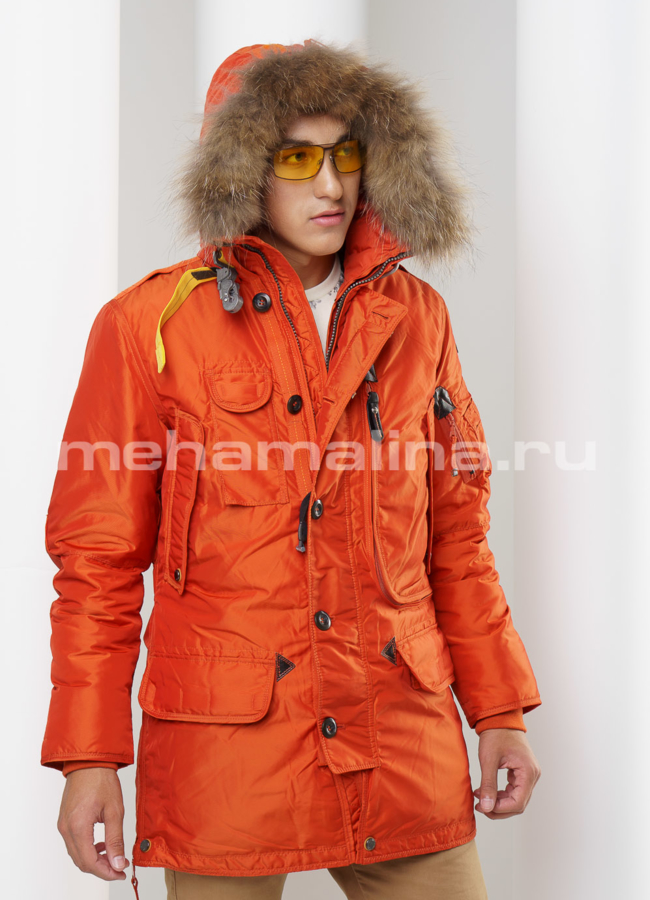 Пуховик удлиненный модель № KM-11 универмаг малина