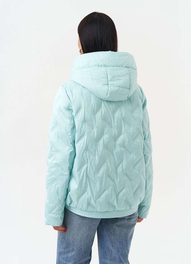 Женская утепленная куртка с капюшоном модель № 29946 в рассрочку