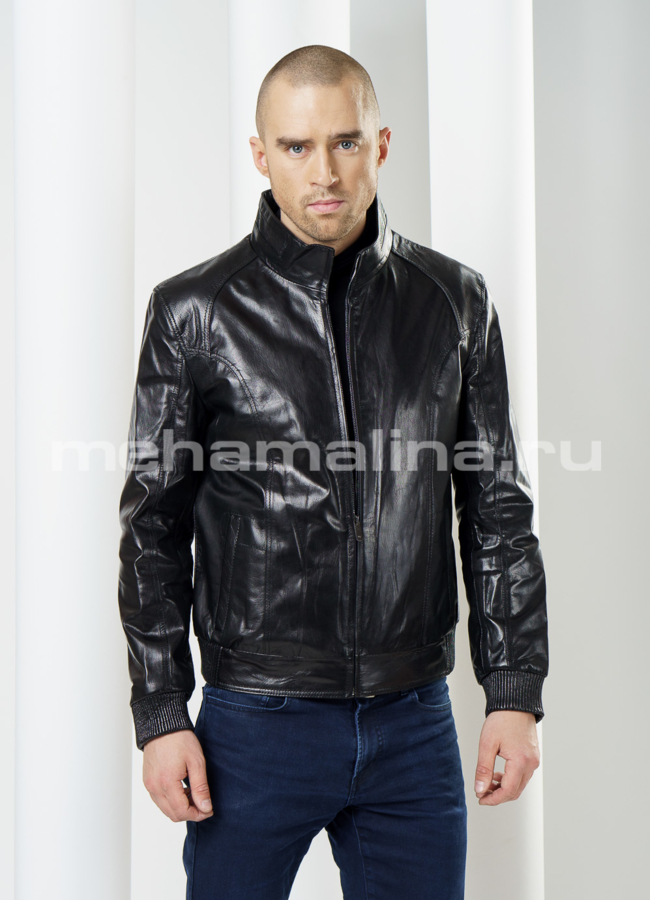 фото Мужская куртка из натуральной кожи модель № KP-88