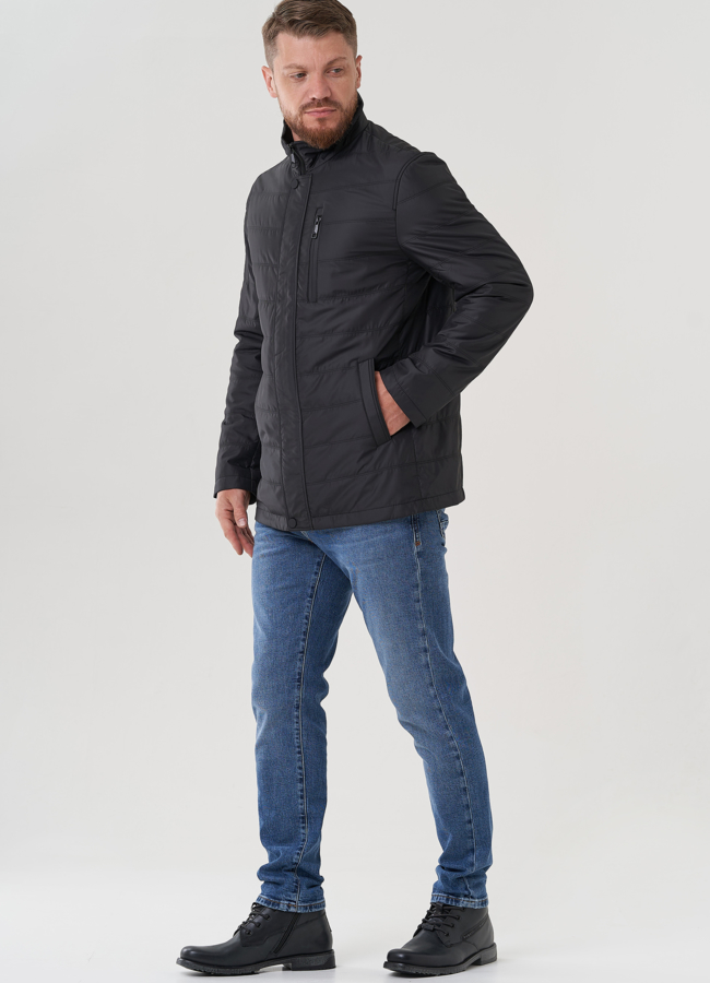 фото Куртка мужская с воротником стойка модель № 82282