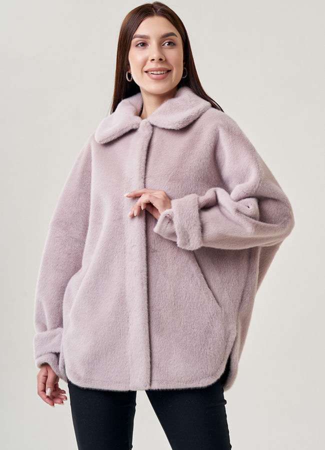 Куртка из эко меха  модель № 22956 в рассрочку