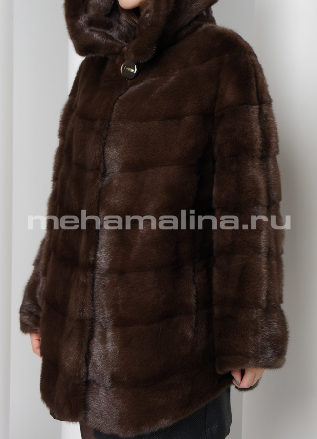 Шуба из норки модель № S-674 в кредит